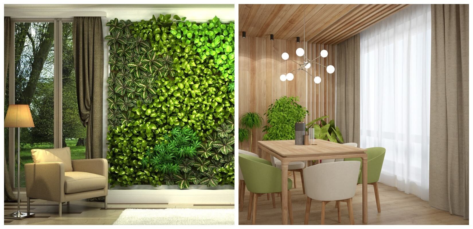 портьеры в экостиле