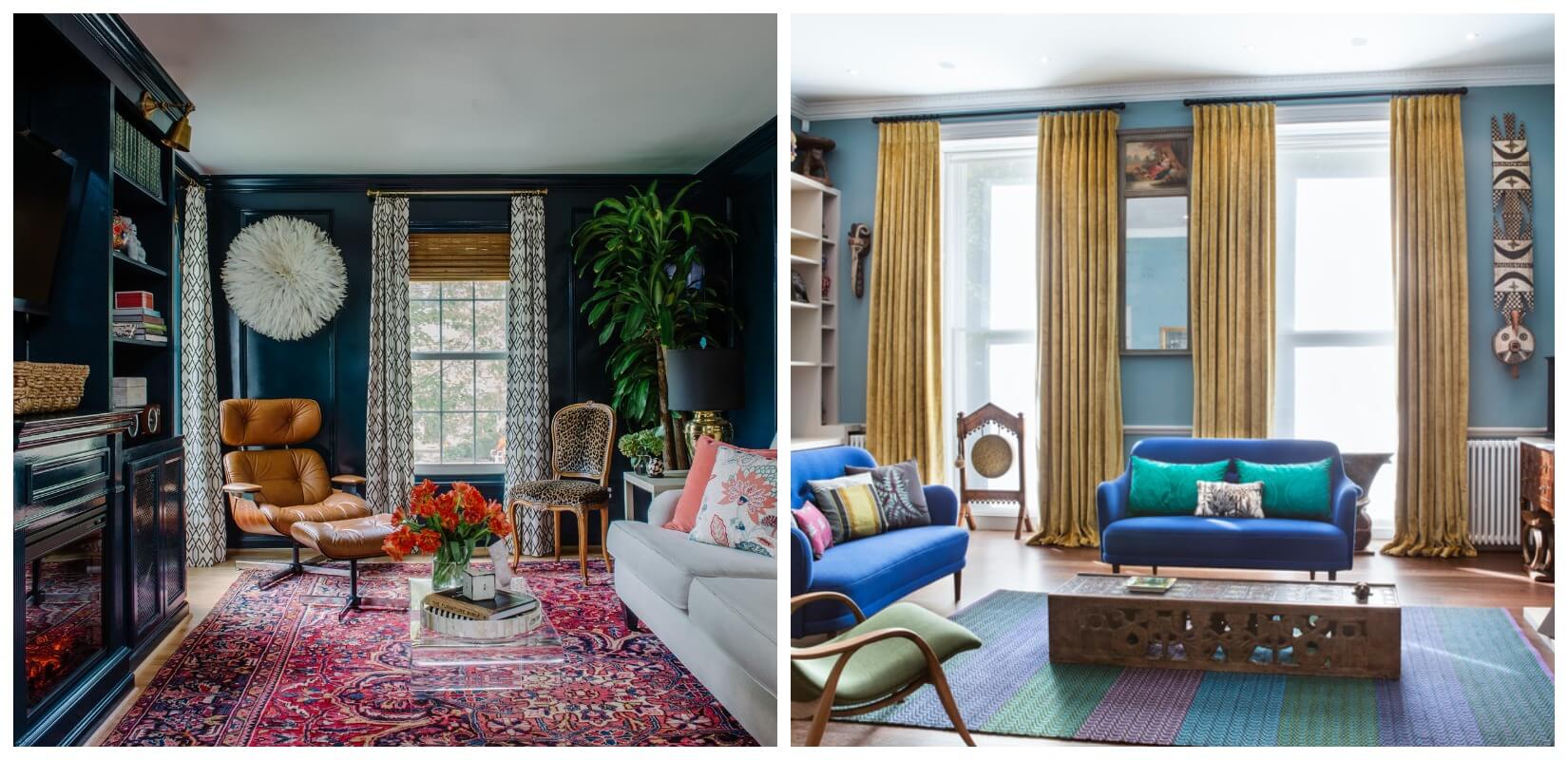 портьеры в стиле электрика