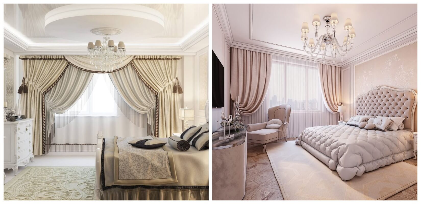 портьеры в классическим стиле