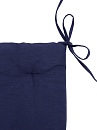 Подушка для сиденья Линен 42х42 Темно-синий