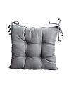 Подушка для сидения Койнус объёмная 38х38 Светло-серый