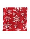 Сервировочная салфетка Снежинка 30х30 Красный