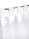 Тюль Лайтинг на петлях 700х270 Белый