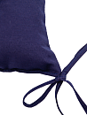 Подушка для сиденья Линен объемная 38х38 Темно-синий