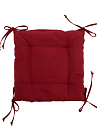 Подушка для сиденья Линен 42х42 Бордовый