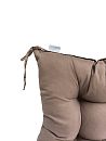 Подушка для сидения Виго объёмная 38х38 Коричневый