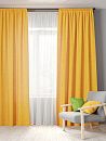 Шторы Флэкслин 300х270 Желтый