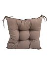 Подушка для сидения Виго объёмная 38х38 Коричневый